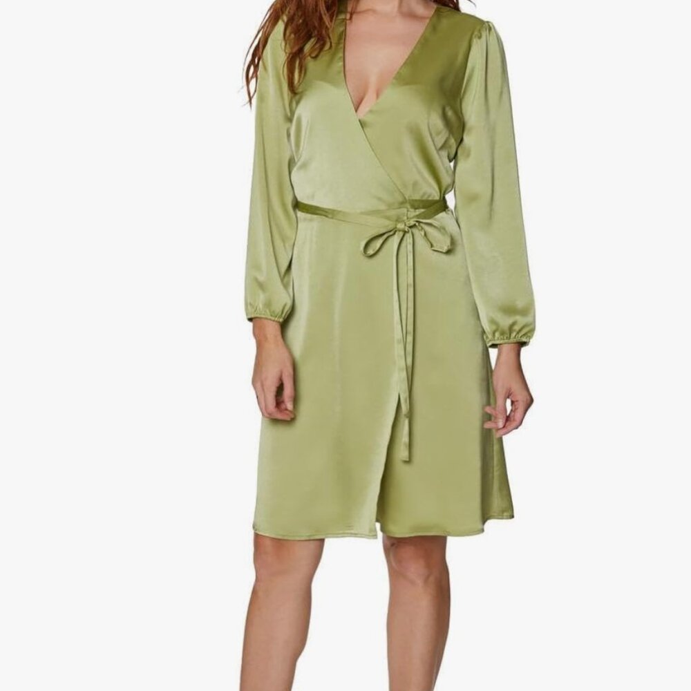 NTWs BCBGeneration Women's Long Sleeve Wrap Dress (